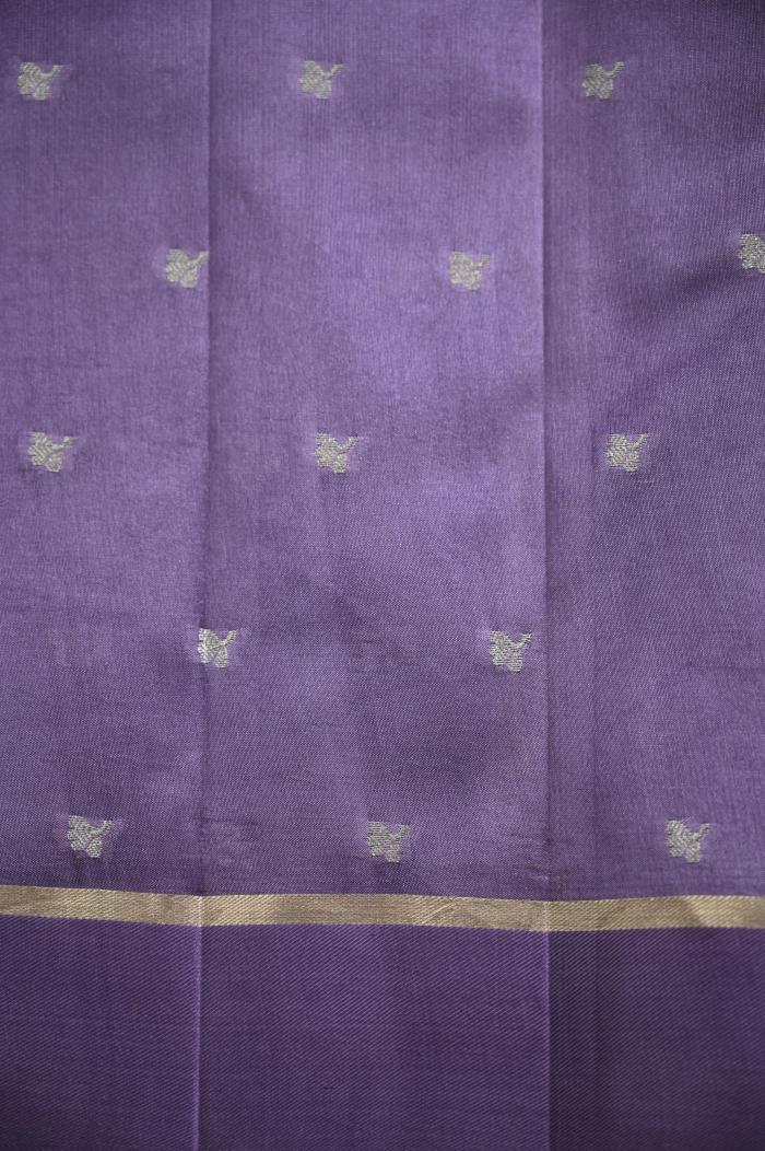 Lavender Power loom Banarasi Saree