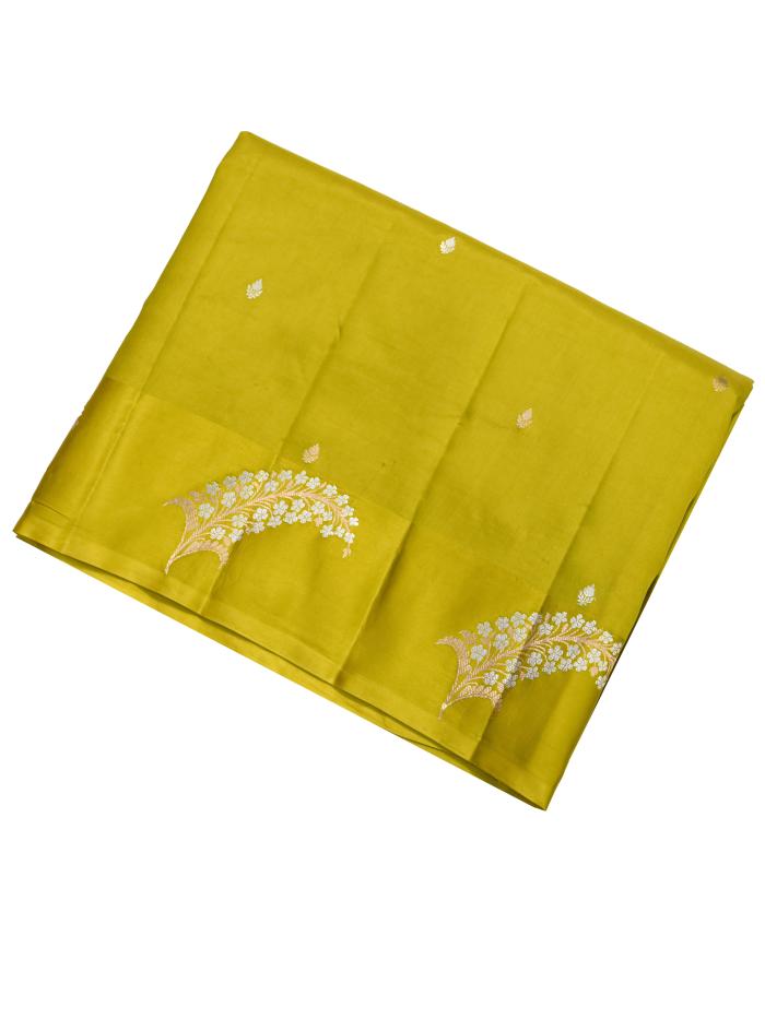 Pure Mango Banarasi Handloom Saree – Devdas