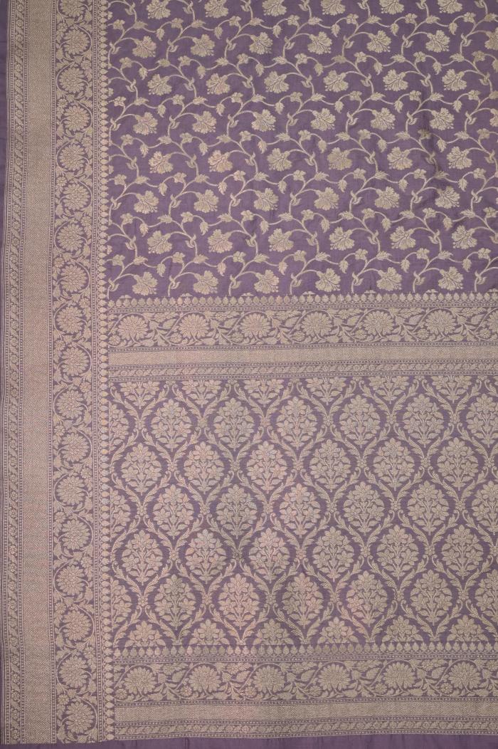 Red Katan Opada Banarasi Saree