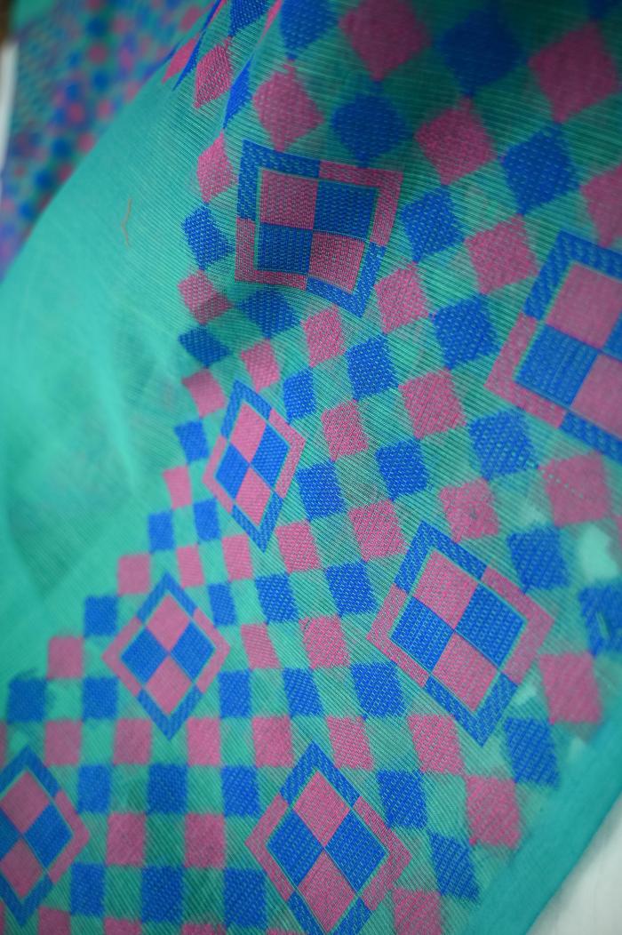 Supernet Sea Green Banarasi Saree
