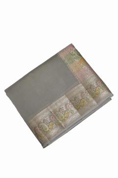 Grey Meenakari Banarasi Saree