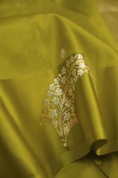 Pure Mango Banarasi Handloom Saree – Devdas