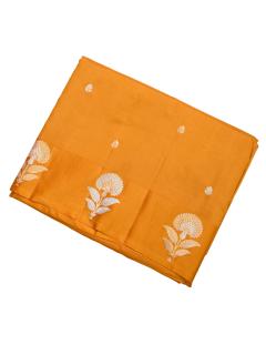 Pure Mango Banarasi Handloom Saree – Golden Mustard