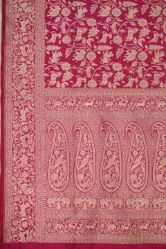 Rani Katan Opada Banarasi Saree