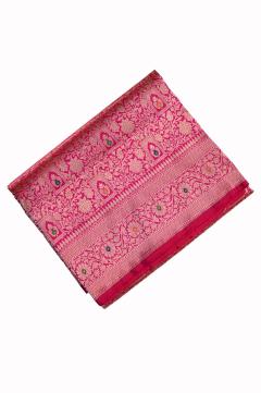 Rani Meena Jaal Katan Brocade Banarasi Saree