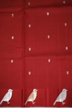Red Mango Silk Handloom Banarasi Saree