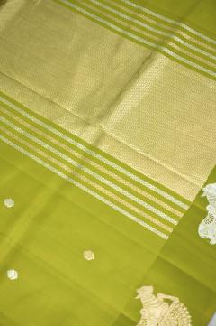  Devdas Mango Silk Handloom Banarasi Saree
