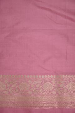 Gajari Pink Katan Opada Banarasi Saree