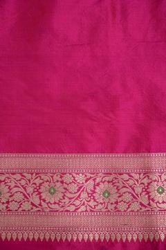 Rani Meena Jaal Katan Brocade Banarasi Saree