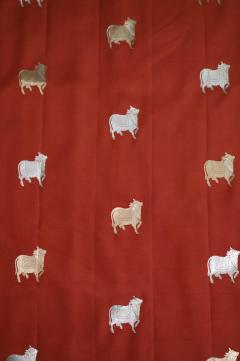 Pure Mango Handloom Banarsi Saree – Rust Orange