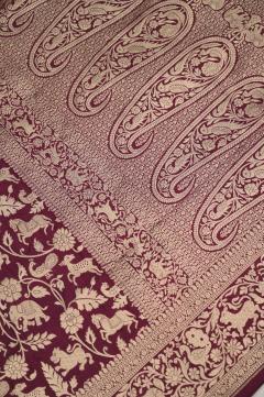 Wine Katan Opada Banarasi Saree