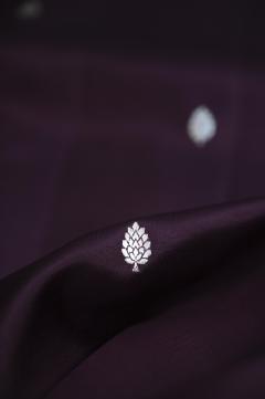 Pure Mango Banarasi Handloom Saree – Wine