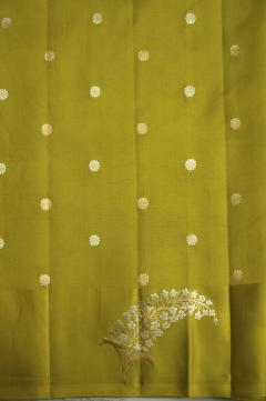 Pure Mango Banarasi Handloom Saree – Devdas