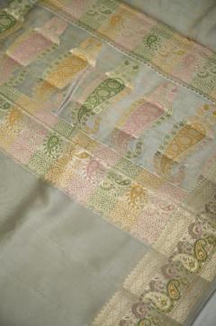 Grey Meenakari Banarasi Saree