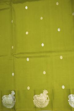  Devdas Mango Silk Handloom Banarasi Saree