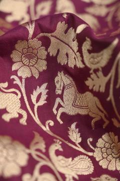 Wine Katan Opada Banarasi Saree