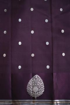 Pure Mango Banarasi Handloom Saree – Wine