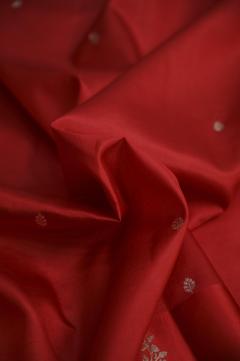 Pure Mango Handloom  Banarasi Saree – Red