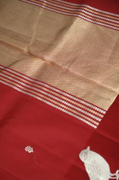 Red Mango Silk Handloom Banarasi Saree