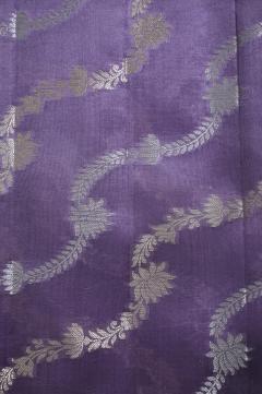 Lavender Power loom Banarasi Saree