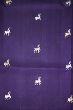 Purple Mango Silk Handloom Banarasi Saree 