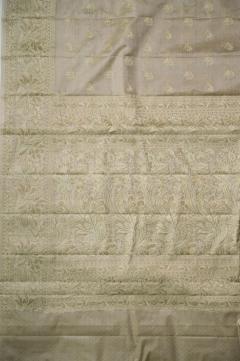 Tussar Chynia Silk Traditional Border Booti Banarasi Saree
