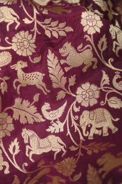 Wine Katan Opada Banarasi Saree