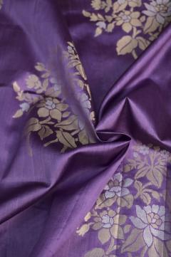 Chynia Silk Bold Boota Banarasi Saree