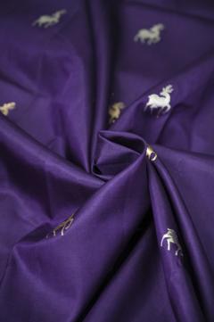 Purple Mango Silk Handloom Banarasi Saree 