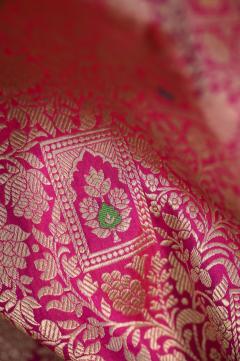 Rani Meena Jaal Katan Brocade Banarasi Saree