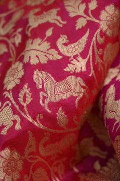 Rani Katan Opada Banarasi Saree