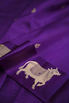 Pure Mango Handloom Banarasi Saree – Magenta