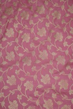 Gajari Pink Katan Opada Banarasi Saree