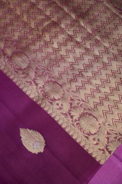 Rani Pure Organza Handloom Ombre Dye Banarasi Saree