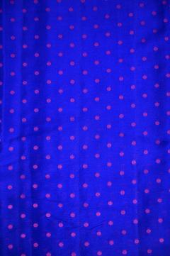 Royal Blue Crepe Traditional Border Booti Banarasi Saree