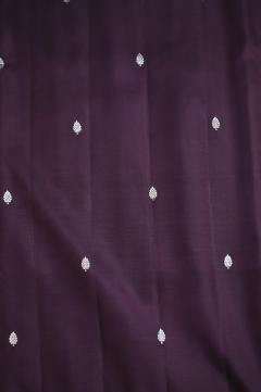 Pure Mango Banarasi Handloom Saree – Wine