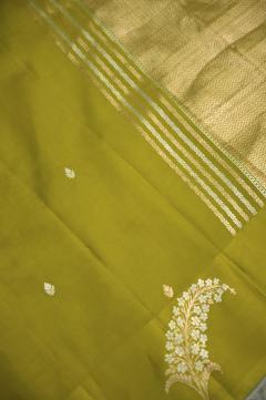 Pure Mango Banarasi Handloom Saree – Devdas