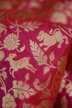 Rani Katan Opada Banarasi Saree