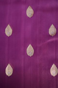 Rani Pure Organza Handloom Ombre Dye Banarasi Saree