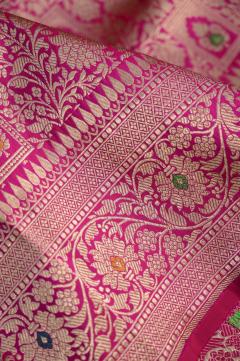 Rani Meena Jaal Katan Brocade Banarasi Saree