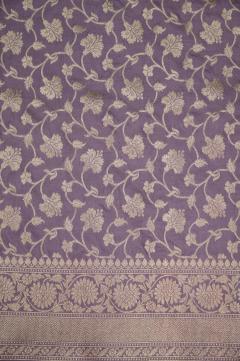 Red Katan Opada Banarasi Saree