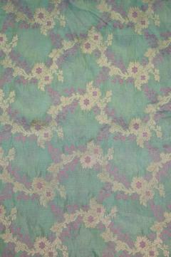 Sea Green Katan Tissue Alfi Opada Banarasi Saree