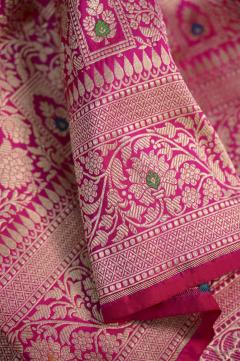 Rani Meena Jaal Katan Brocade Banarasi Saree