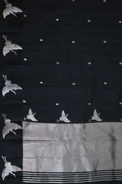 Black Mango Handloom Banarasi Saree