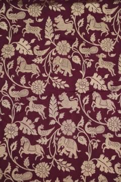 Wine Katan Opada Banarasi Saree