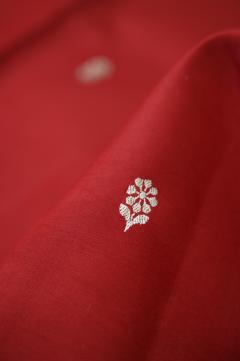 Red Mango Silk Handloom Banarasi Saree