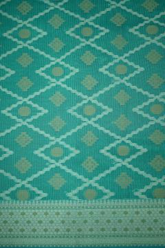 Supernet Sea Green Gentle Banarasi Saree