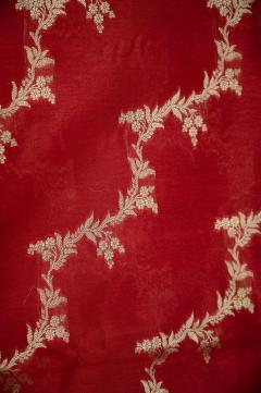 Banarasi Viscose Silk Blood Red Saree