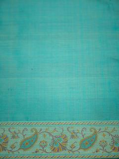 Pure Katan Tanchui Sea Green Banarasi Saree