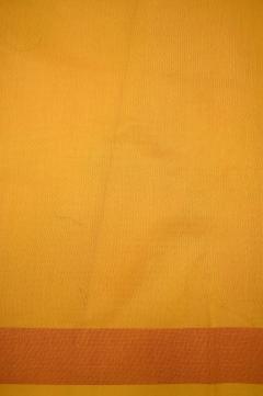 Supernet Golden Yellow Banarasi Saree